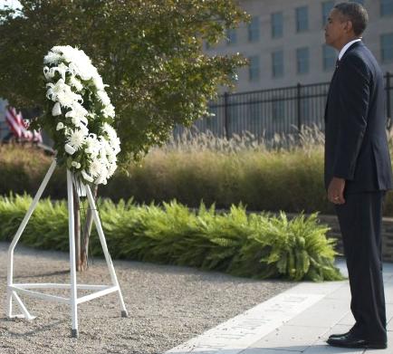 US President Barack Obama pays tribute to the memory of the dead and the affected.