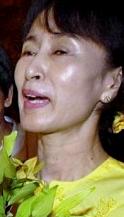 Burmese pro-democracy leader Aung San Suu Kyi