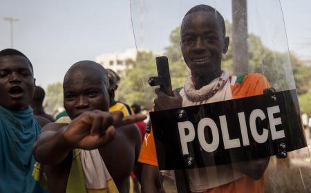 The notorious head of the Sierra Leone police Munu should watch this - those arms bought from China for the suppression of the people will not work.