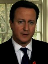 UK Prime Minister David Cameron