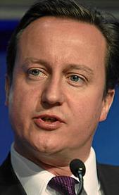 Conservative Leader David Cameron - thehuff and puff has gone as he battles to form a government