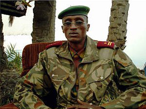 Laurent Nkunda: wanted for war crimes and crimes against humanity by the Congolese government.  2004 Reuters