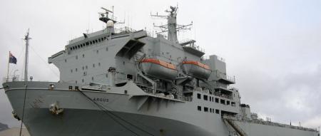 The Argus - a medical Royal Navy ship will soon be in waters off the coast of Freetown.