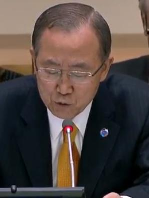 UN Chief Scribe Ban Ki-Moon made a passionate plea for help in the fight against the Ebola scourge.