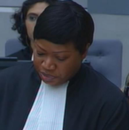 ICC Prosecutor Fatou Bensouda says she's sending a message that impunity would not be encouraged.