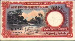 The twenty shilling note