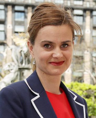 Labour MP Jo Cox brutally murdered on 16th June 2016. Rest in Peace Jo.