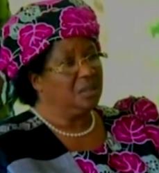 The President of Malawi Joyce Banda