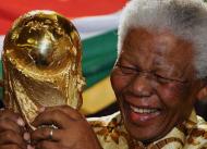 The great Madiba with World Cup 2010 - The event was hosted by South Africa