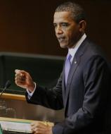 United States President Obama addresses the UN Assembly