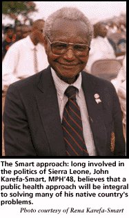 The late Dr John Karefa-Smart - Photo - courtesies in view