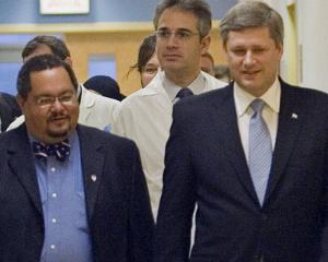 Dr Porter with Canadian Prime Minister Harper