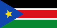 The flag of South Sudan. We wish the new nation all the best