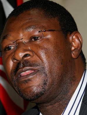 The sacked Kenyan Foreign Minister Moses Wetangula